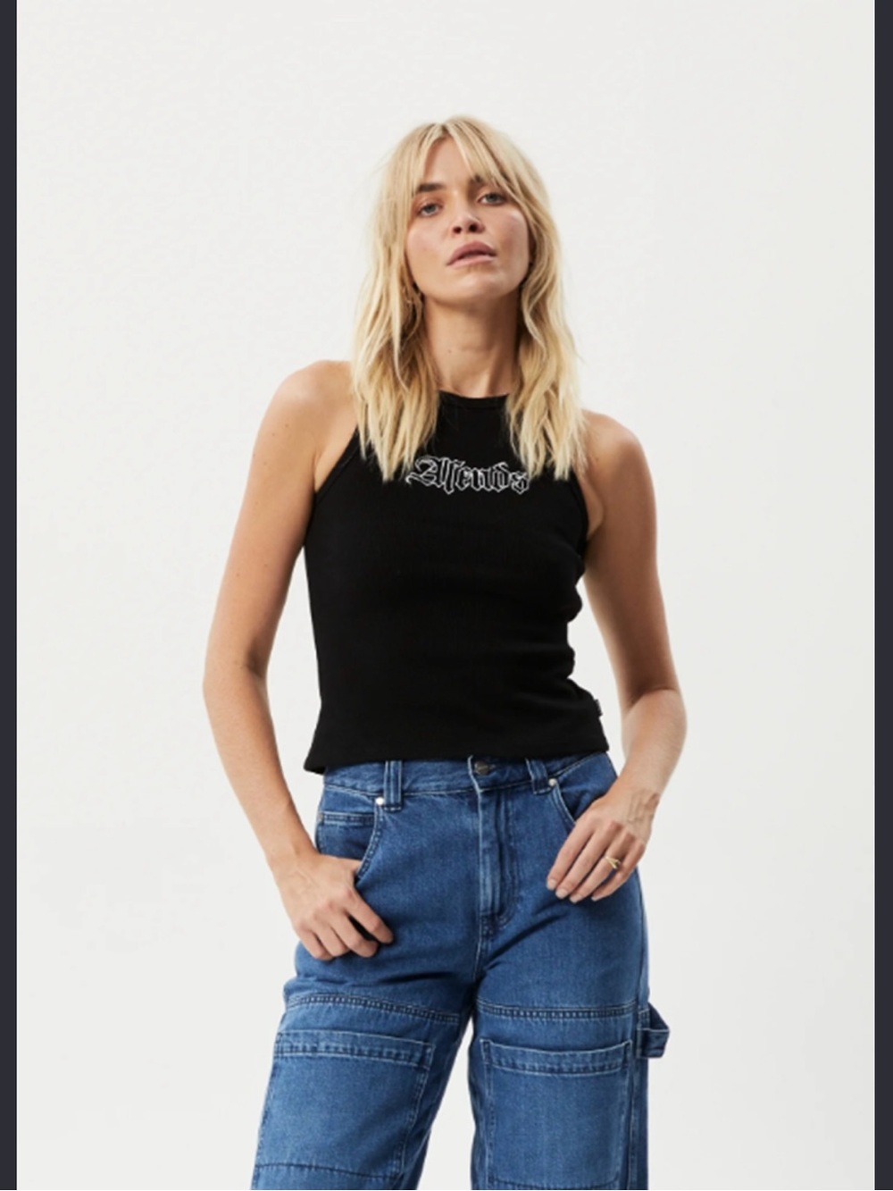 Afends burning rib singlet